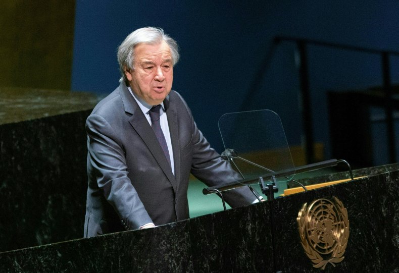 UN Secretary-General Antonio Guterres