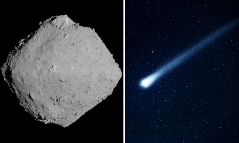 Asteroid Ryugu Comet