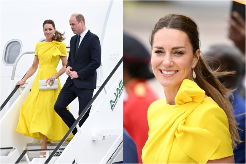 Prince William Kate Middleton Jamaica Arrival