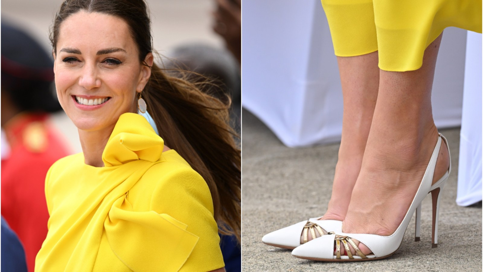 Colleague pocket disgusting Kate Middleton Strides Onto Royal Tour in Meghan Markle's Favorite Footwear