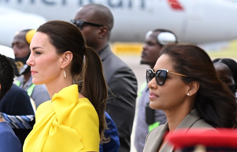Kate Middleton and Politician Lisa Hanna