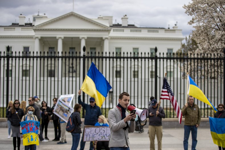 Ukraine, protest, White, House, war, Russia