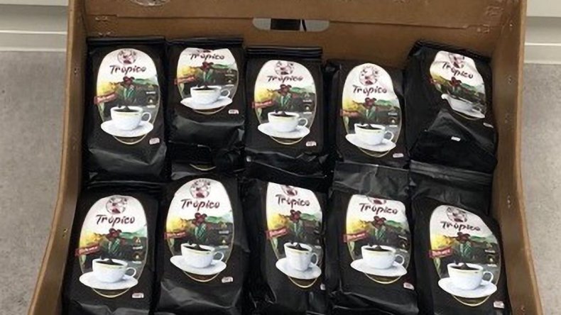 Cocaine disguised as coffee