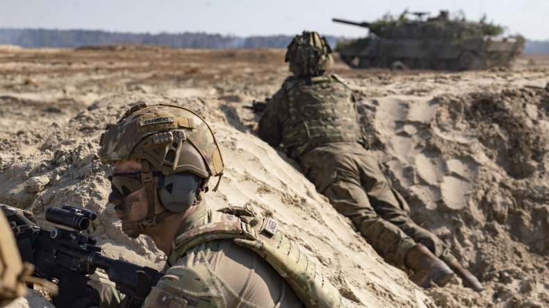 US, troops, Poland, near, Ukraine, border