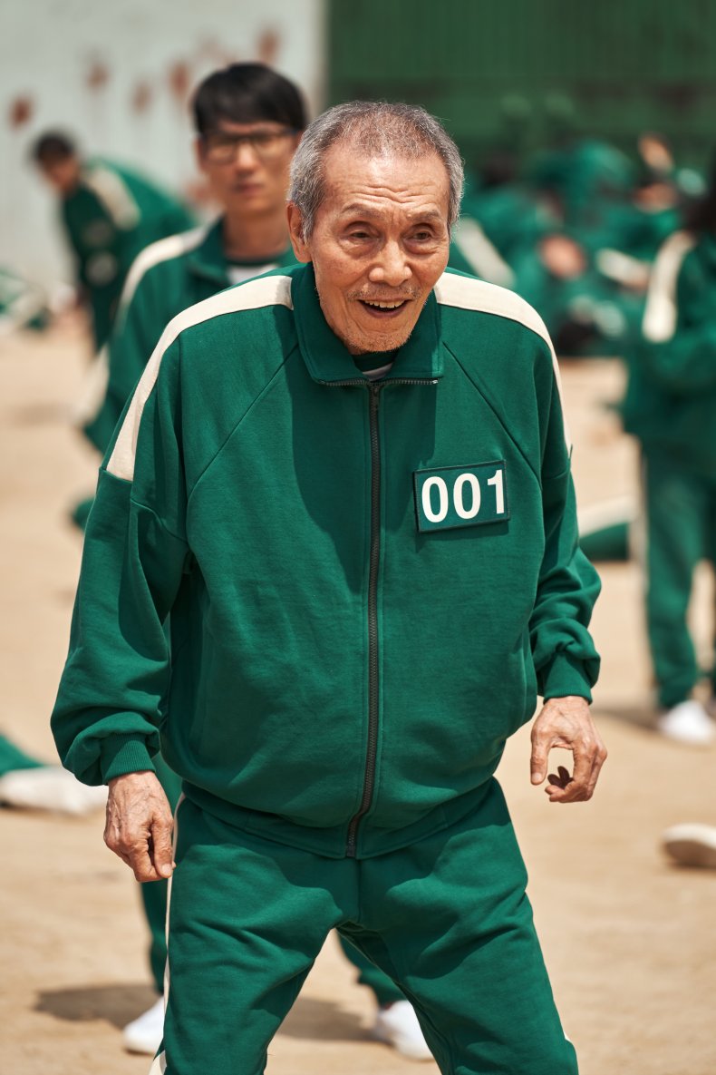 The old man in "Squid game."