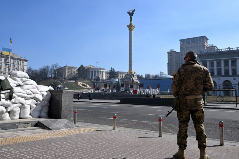 Soldier in Kyiv
