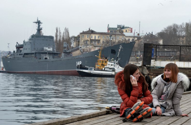 Russian Landing Ship "Orsk"