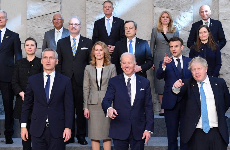 NATO leaders at Brussels summit Ukraine Russia