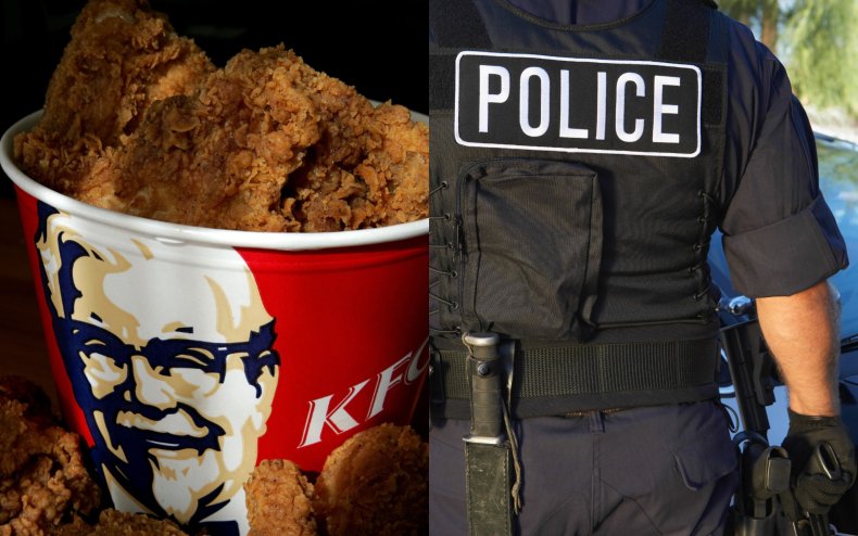 KFC and police