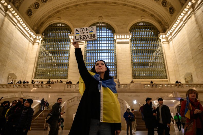 NYC Ukraine Protest