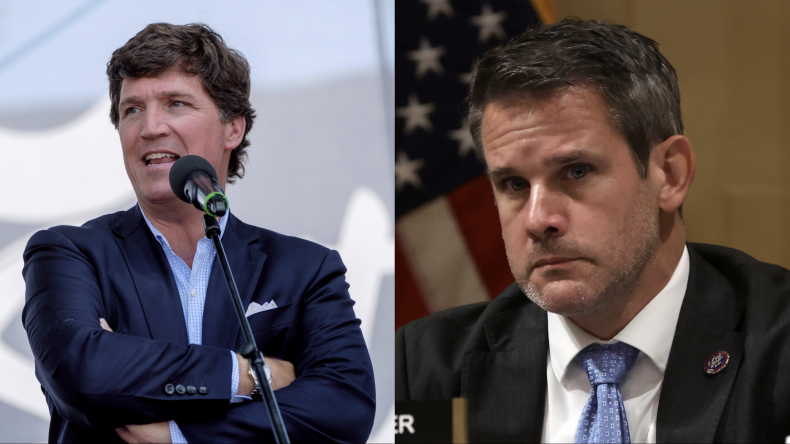 Tucker Carlson and Adam Kinzinger