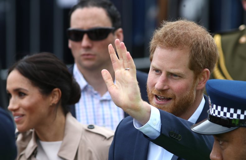 Prince Harry With Police Security