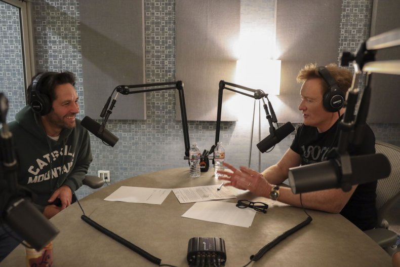 Conan O'Brien Paul Rudd