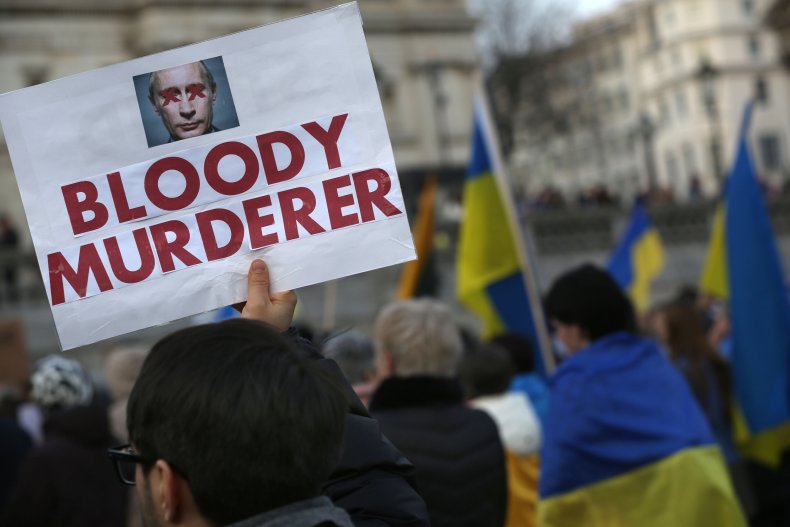 Protest against Putin