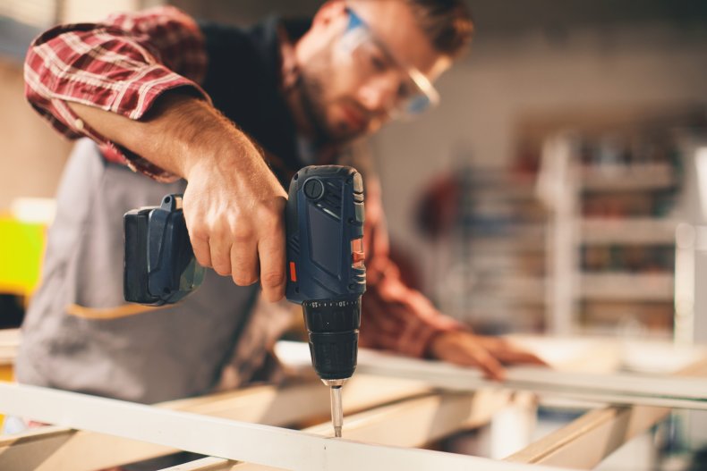Handyman at work