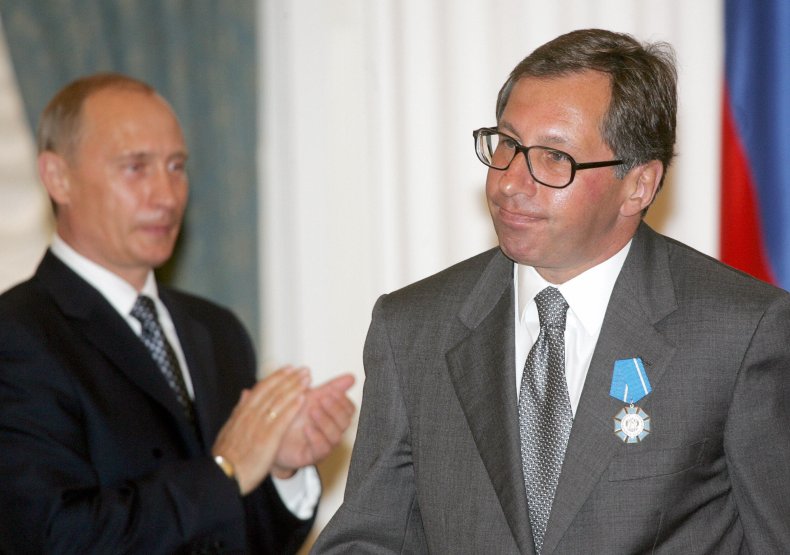  Petr Aven, Vladimir Putin in 2005