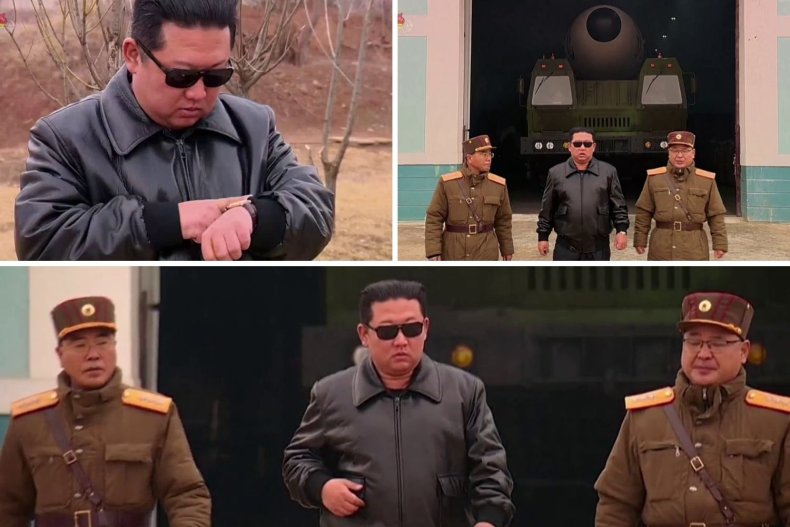 Kim Jong un in North Korean video