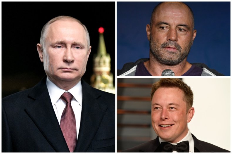 Putin, Musk, Rogan