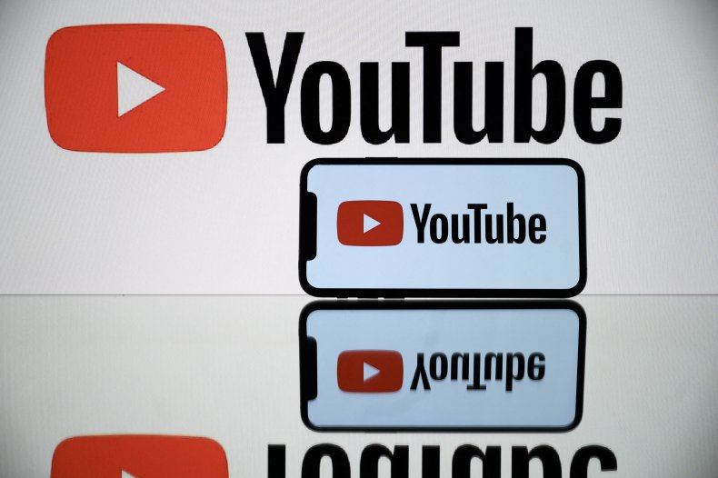 YouTube's logo displayed on tablet and smartphone