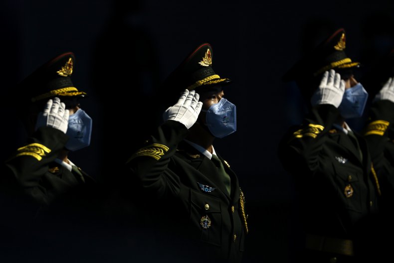 Chinese Military Salute
