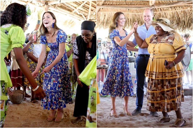 Kate Middleton Dancing Belize