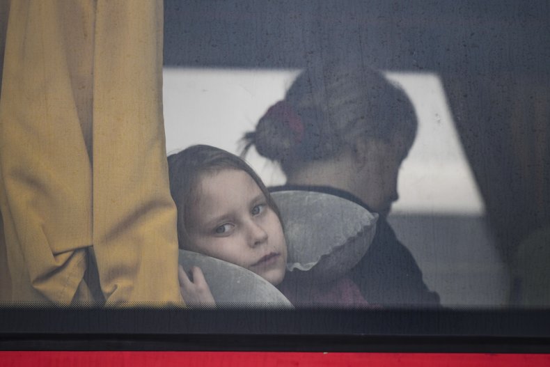 Refugees arrive in Romania