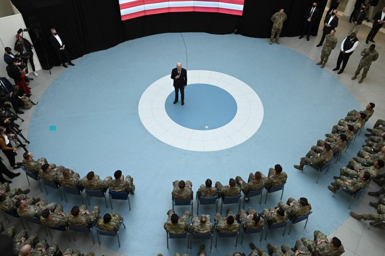 Biden Addresses Troops