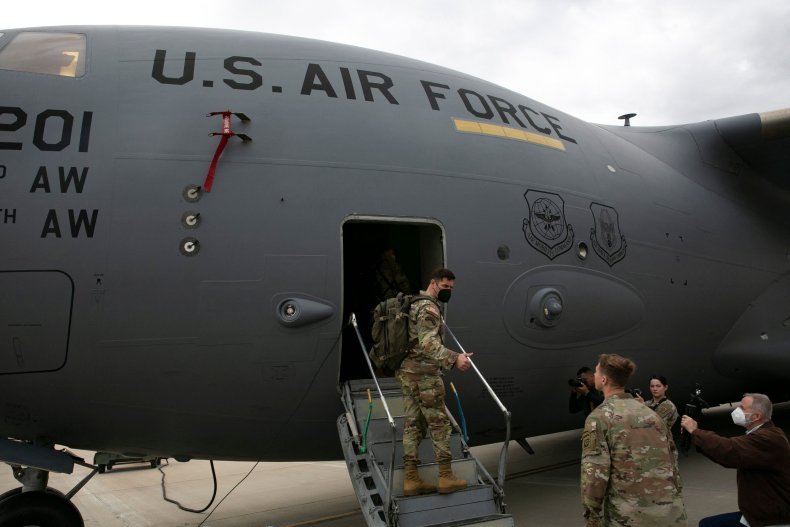 U.S. troops deploy for Europe