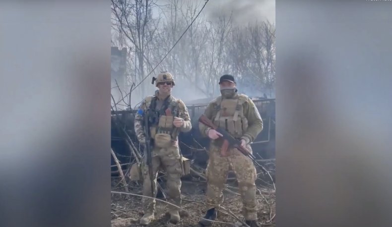 US fighters in Ukraine
