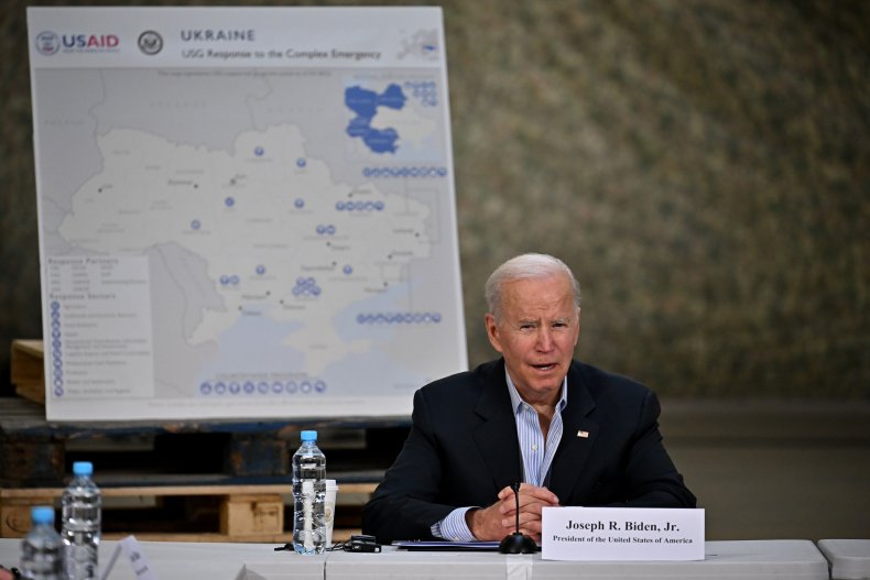 Biden and Duda in Poland