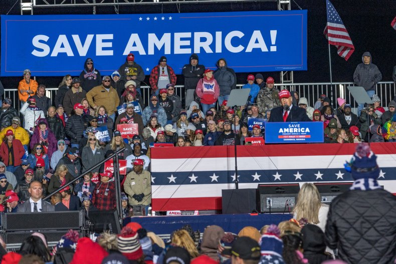 Donald Trump rally in Georgia