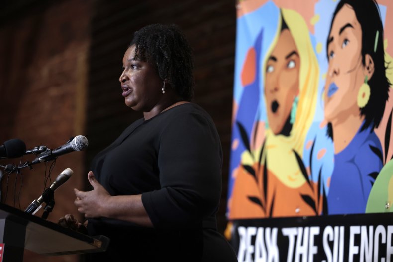 Trump Rally in Georgia Helps Stacey Abrams
