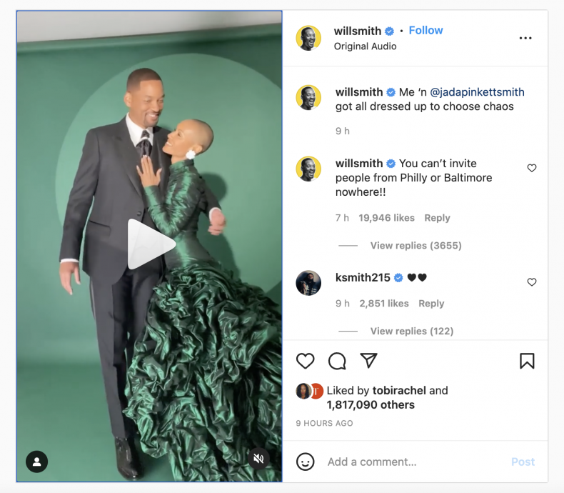 Will Smith Instagram
