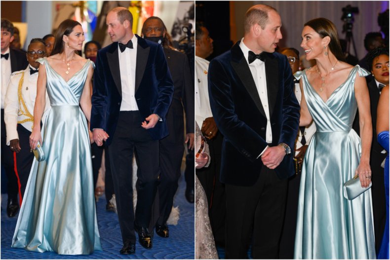 Prince William Kate Middleton Bahamas Reception