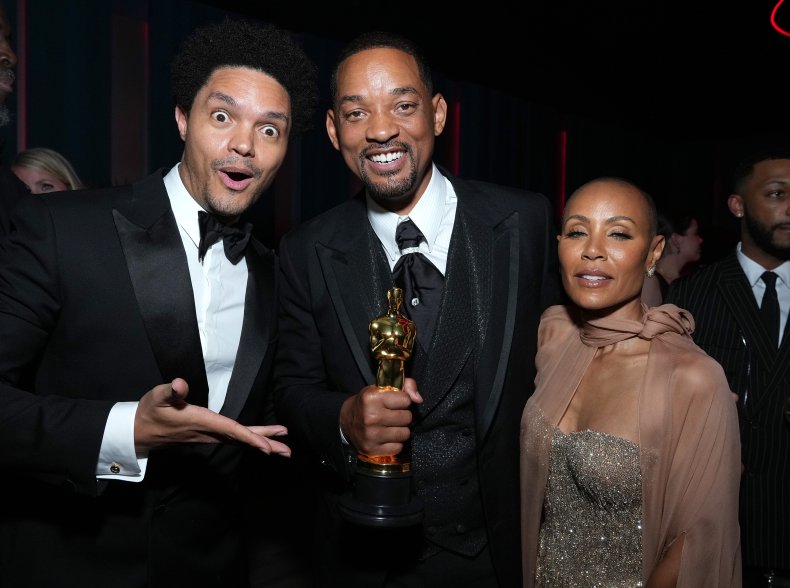 Trevor Noah, Will Smith, Jada Pinkett Smith