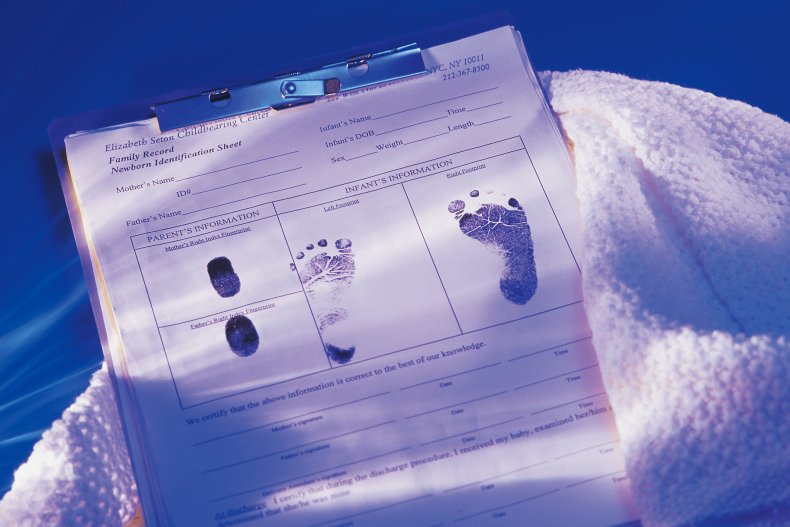 File photo of a birth certificate. 