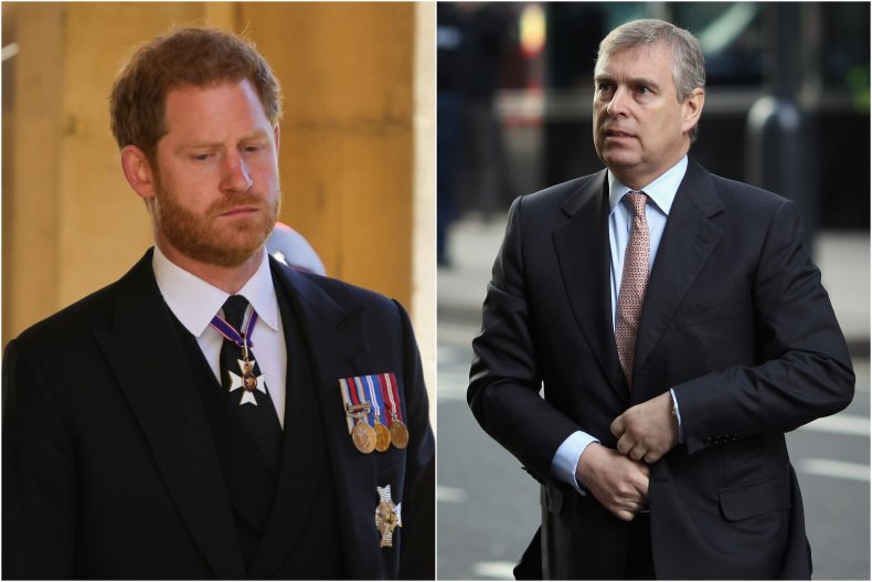 Prince Harry Prince Andrew Memorial