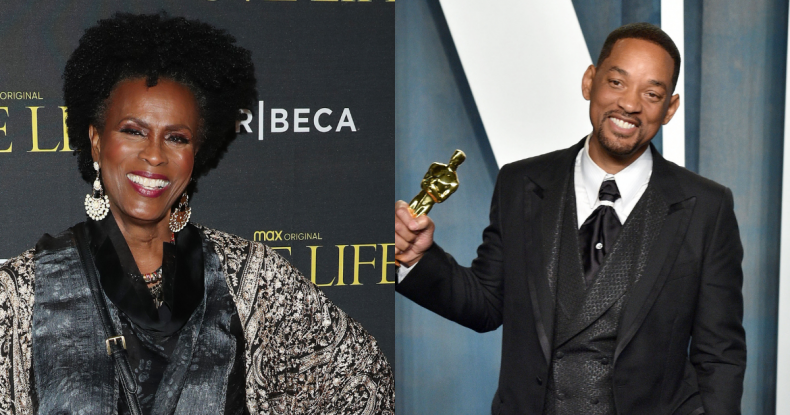 Janet Hubert and Will Smith