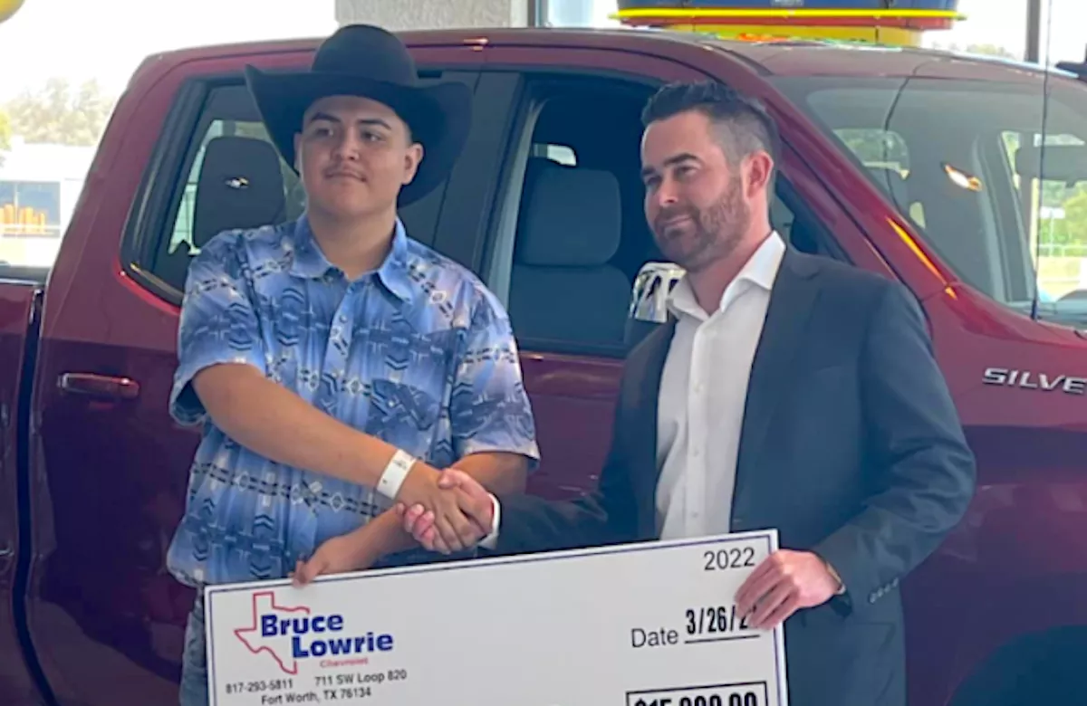 Texas 'Tornado Boy' Given a Brand New Red Pickup Truck - Vimarsana News