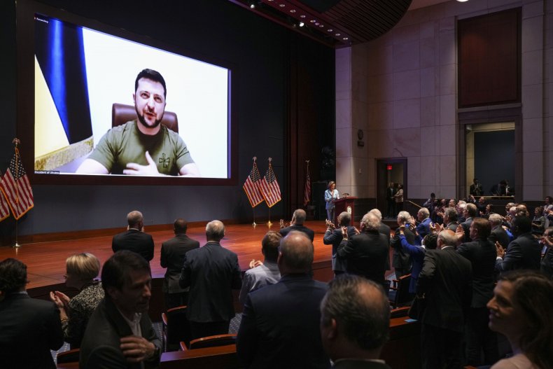 Zelensky addresses Congress