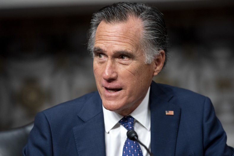Mitt Romney Speaks at a Senate Committee