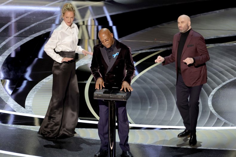 Uma Thurman, Samuel L Jackson, John Travolta