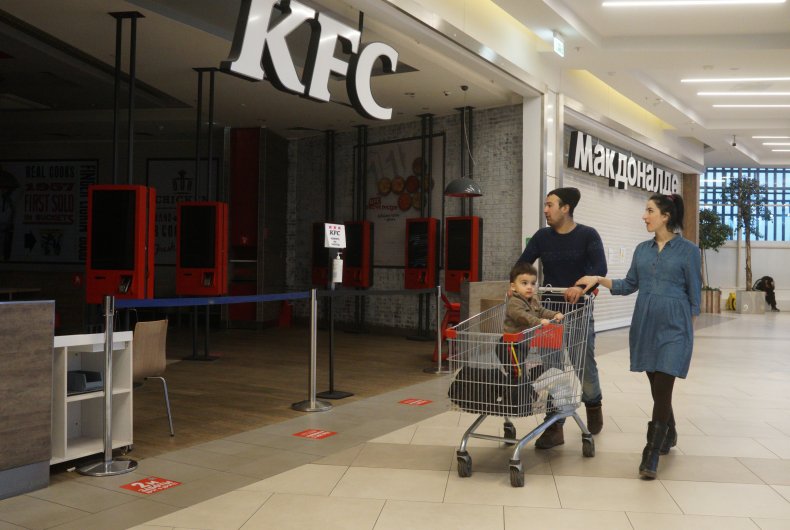 Russia closed Western businesses
