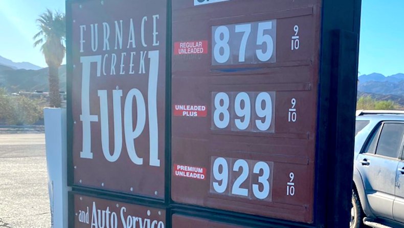 Furnace Creek California gas prices
