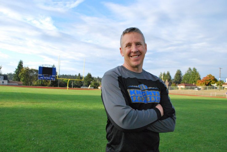 Bremerton High School football Coach Joe Kennedy