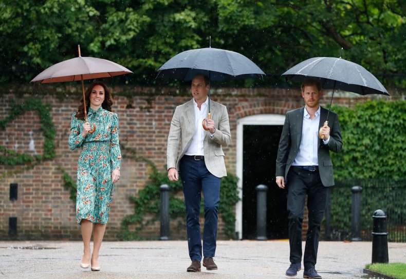 William Harry and Kate Middleton KP Rain