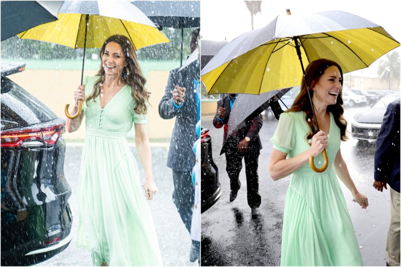 Kate Middleton Bahamas Rain