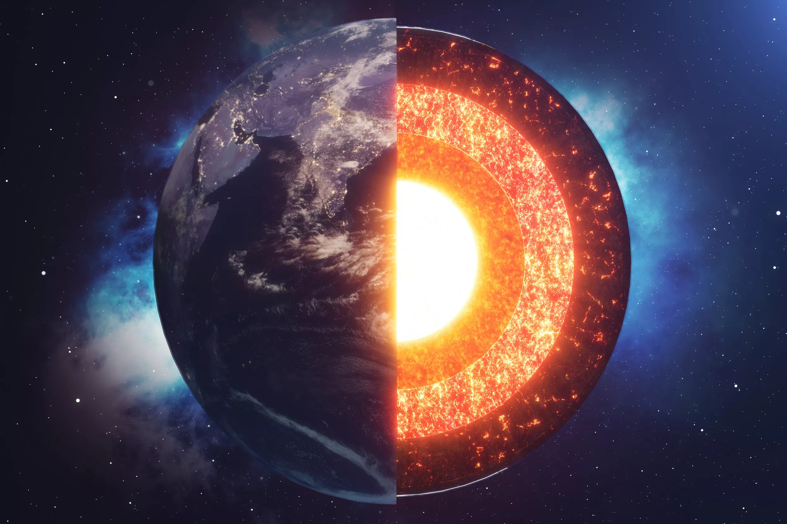 Earth's Core Appears To Be Leaking Primordial Helium From the Big Bang - Vimarsana News
