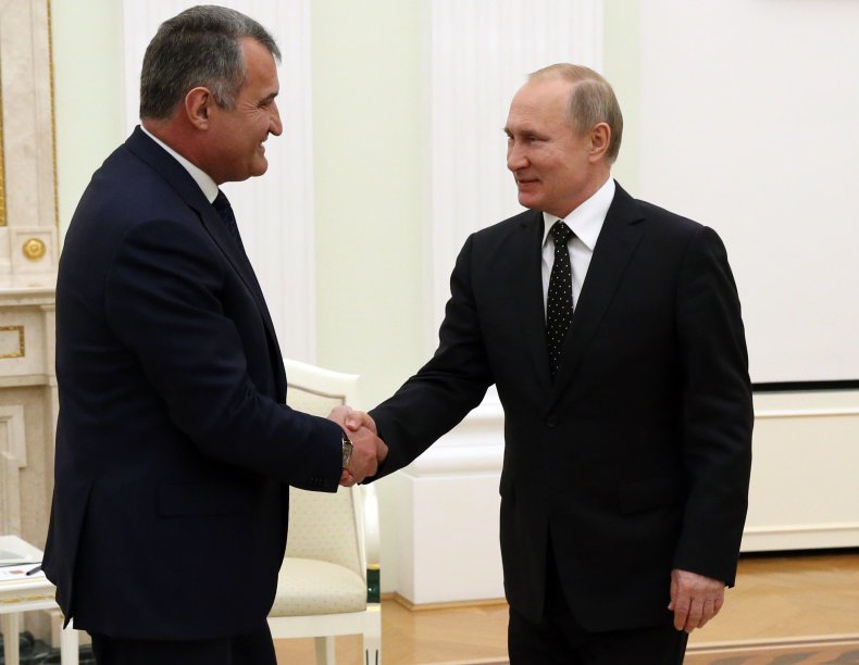 Bibilov and Putin