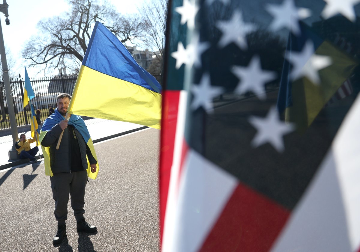 Ukraine protest at White House